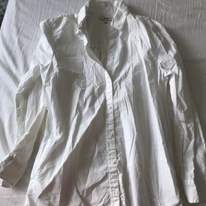 Madewell boyfriend shirt with pockets